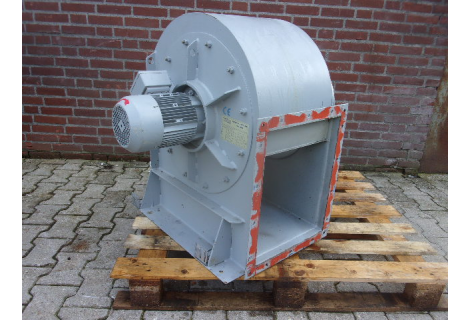 Radiaal ventilator 1,0 KW 1400 RPM, used.